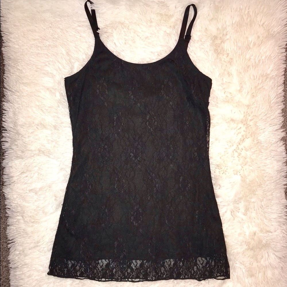 Black Lace Tank